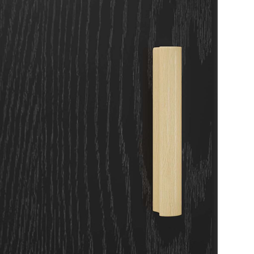Bufet Stejar negru 34.5 x 34 x 90 cm Lemn compozit — imaginea 10