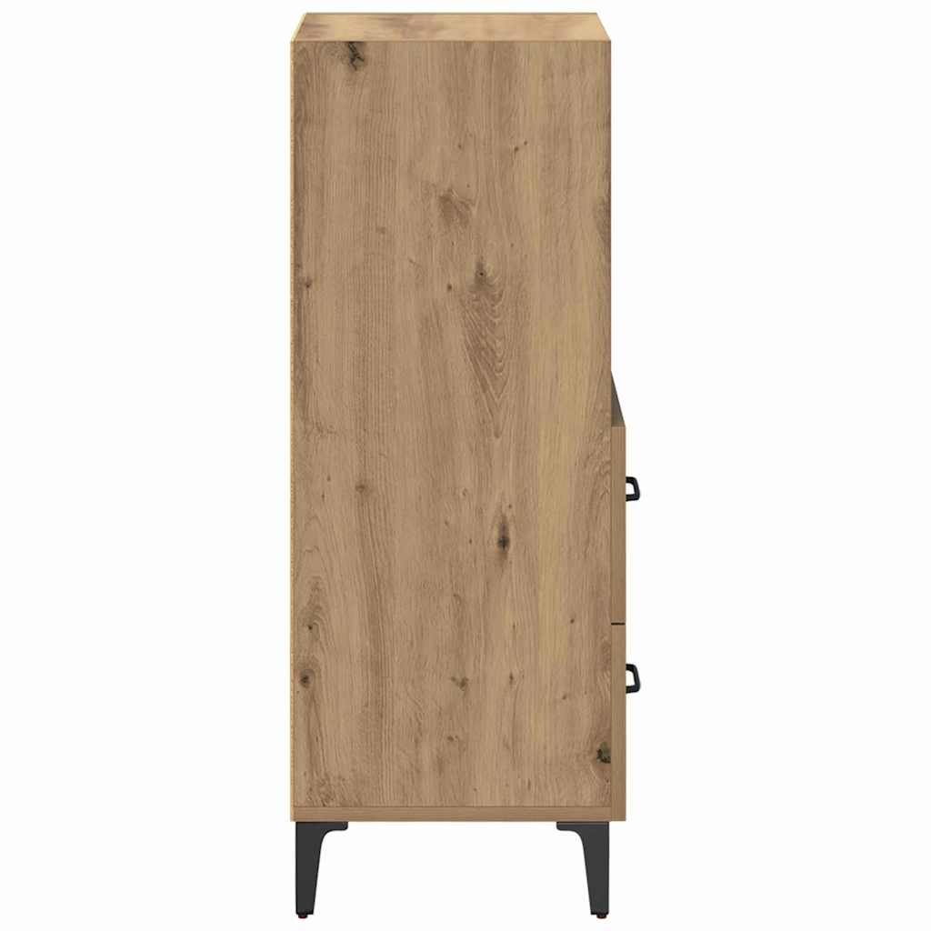 Bufet stejar artizanal 34 x 34.5 x 90 cm Lemn compozit — imaginea 8
