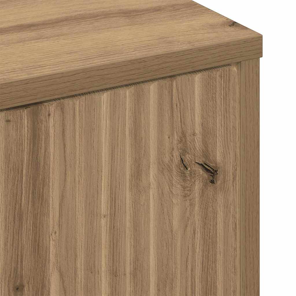 Bufet stejar artizanal 69.5 x 33 x 82 cm Lemn compozit — imaginea 12