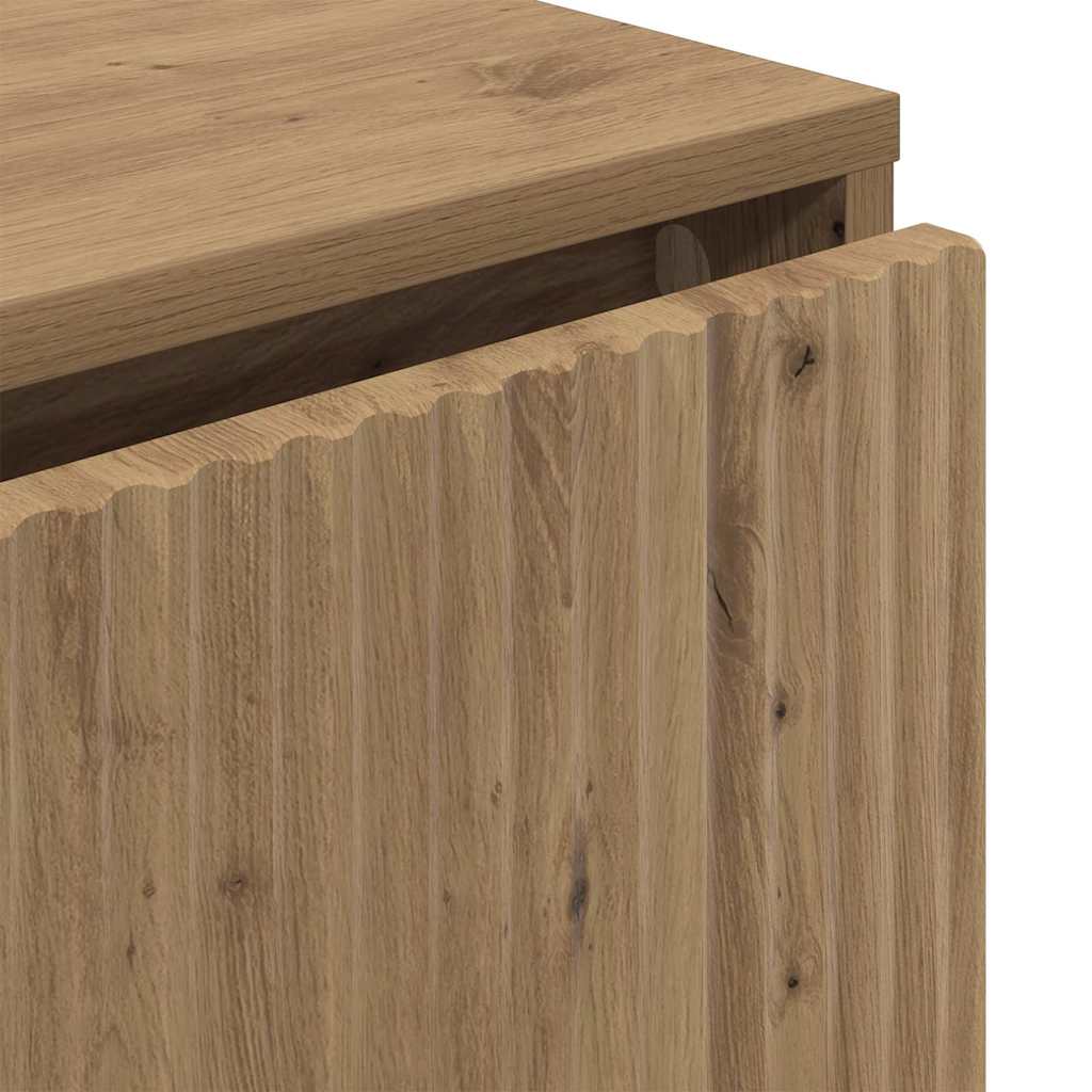 Bufet stejar artizanal 79.5 x 33 x 82 cm Lemn compozit — imaginea 12