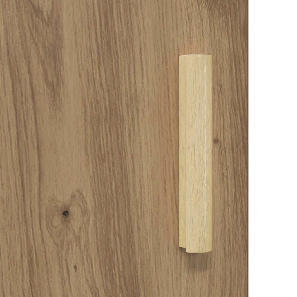 Bufet stejar artizanal 34.5 x 34 x 90 cm Lemn compozit — imaginea 10