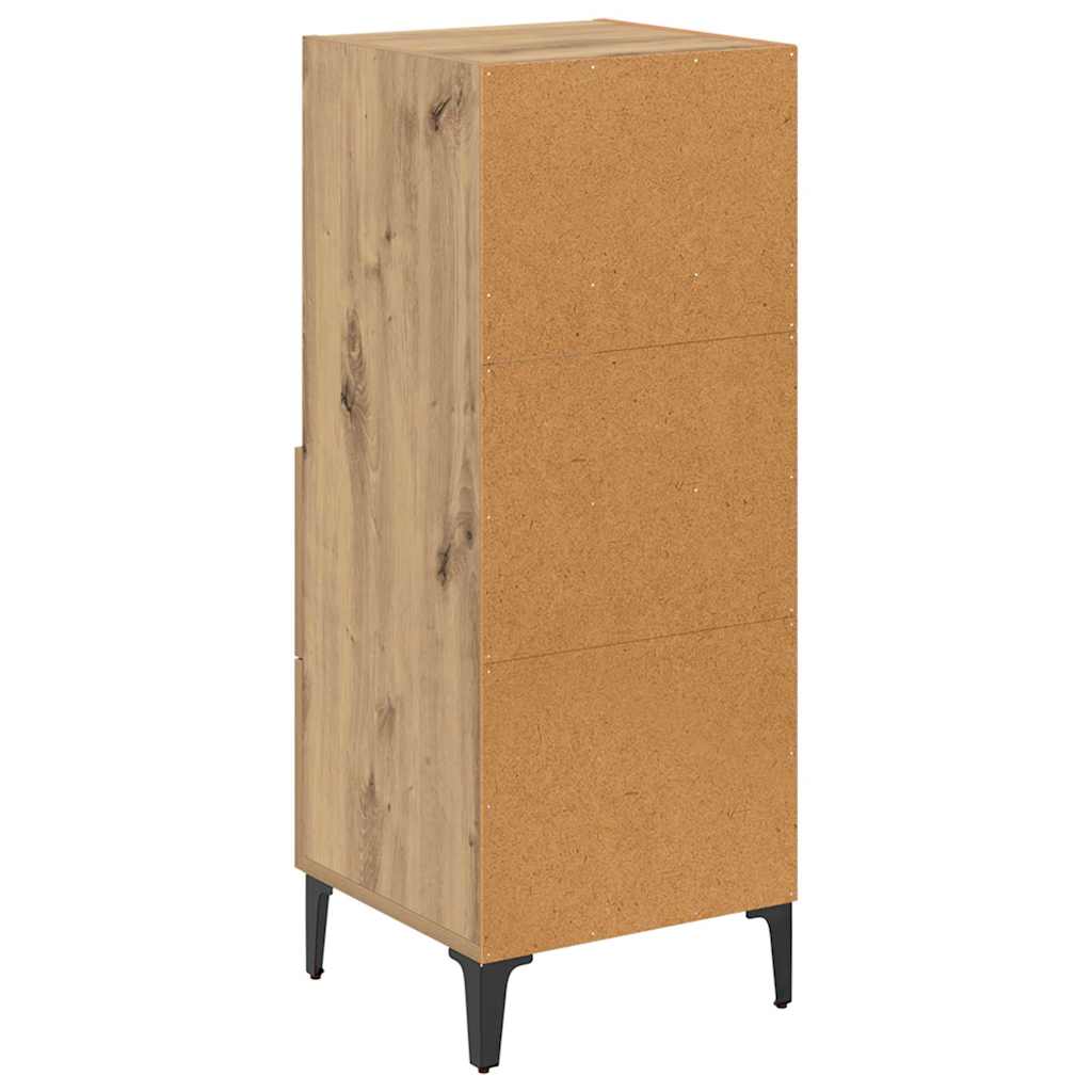 Bufet stejar artizanal 34 x 34.5 x 90 cm Lemn compozit — imaginea 9