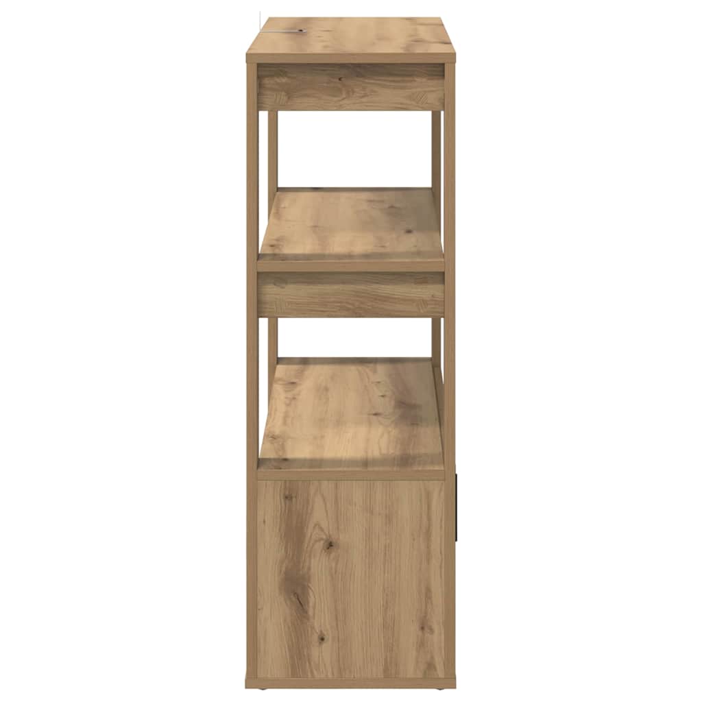 Bufet stejar artizanal 30 x 80 x 90 cm Lemn compozit — imaginea 8