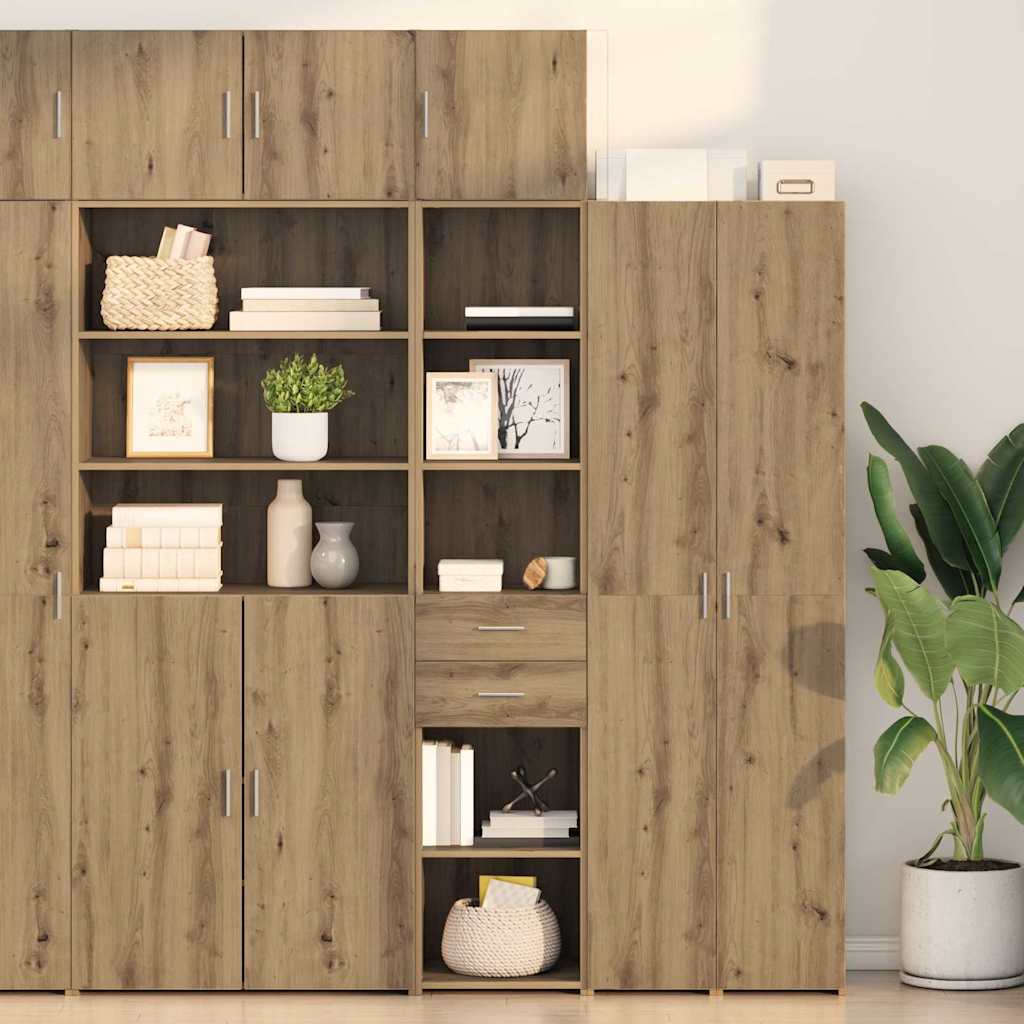 Bufet Stejar Artizanal 40 x 42,5 x 185 cm Lemn compozit — imaginea 2
