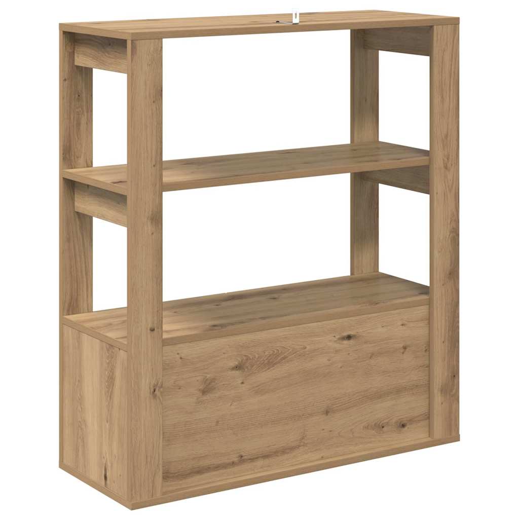 Bufet stejar artizanal 30 x 80 x 90 cm Lemn compozit — imaginea 9