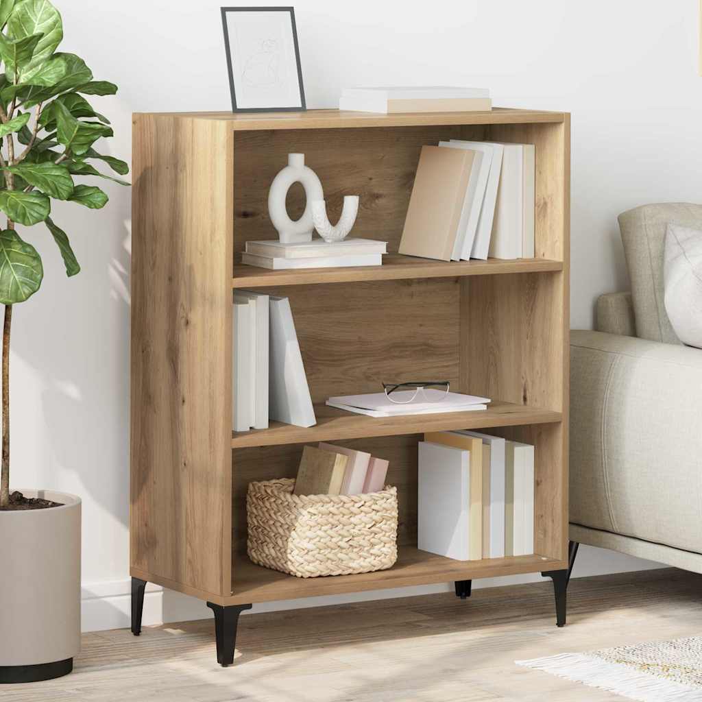 Bufet stejar artizanal 32.5 x 69.5 x 90 cm Lemn compozit — imaginea 2
