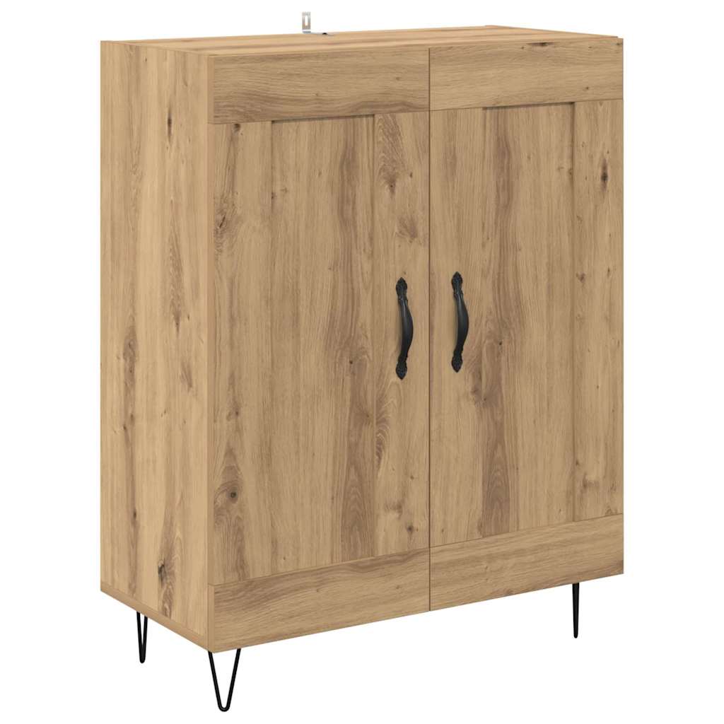 Bufet Stejar Artizanal 69,5 x 34 x 180 cm Lemn compozit — imaginea 7