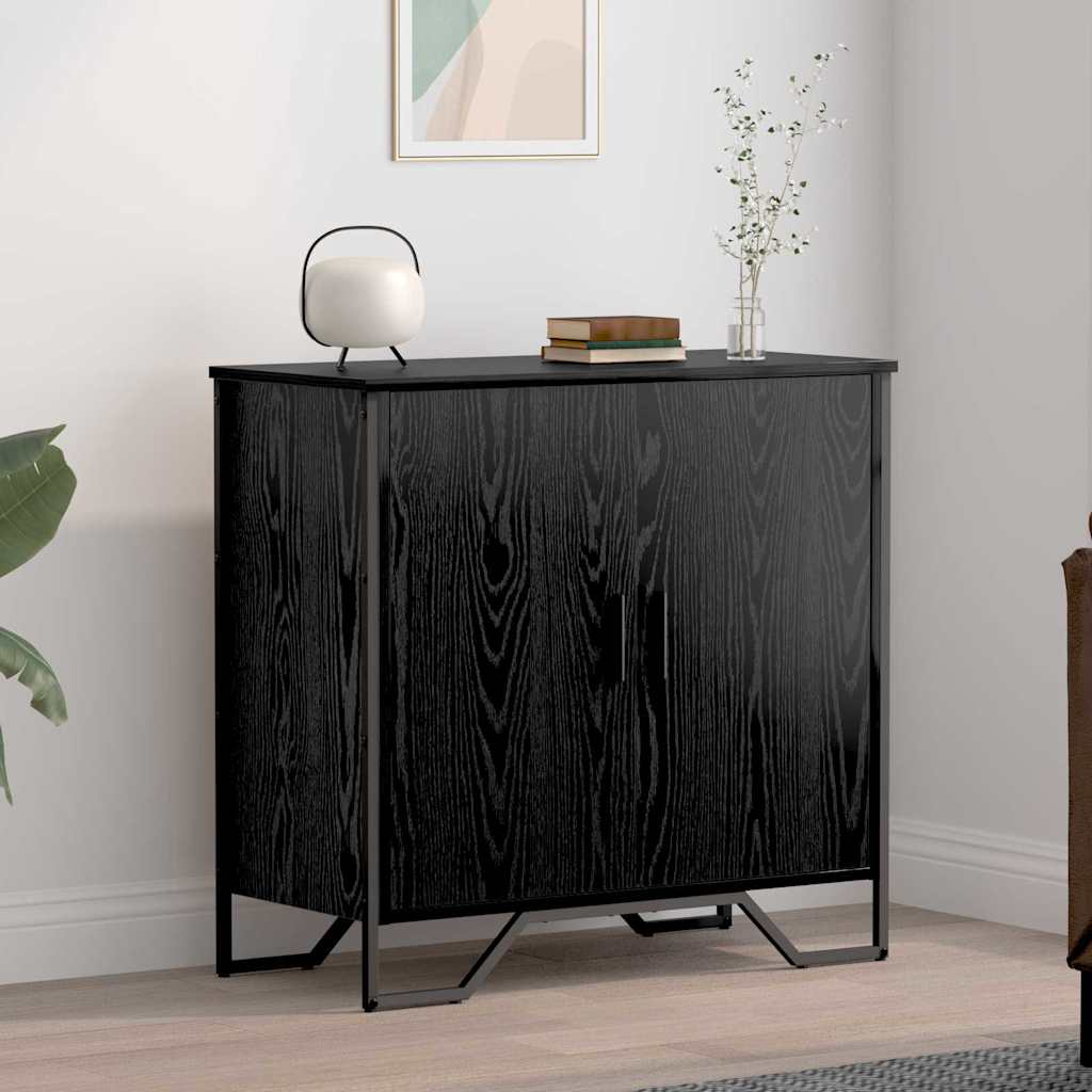 Bufet Stejar negru 78 x 35.5 x 74.5 cm Lemn compozit — imaginea 2