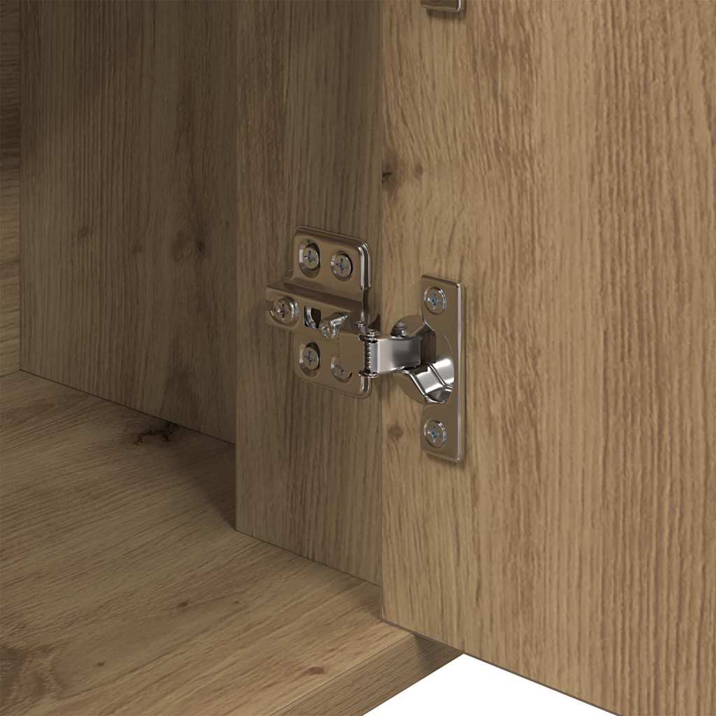 Bufet stejar artizanal 30 x 80 x 90 cm Lemn compozit — imaginea 10