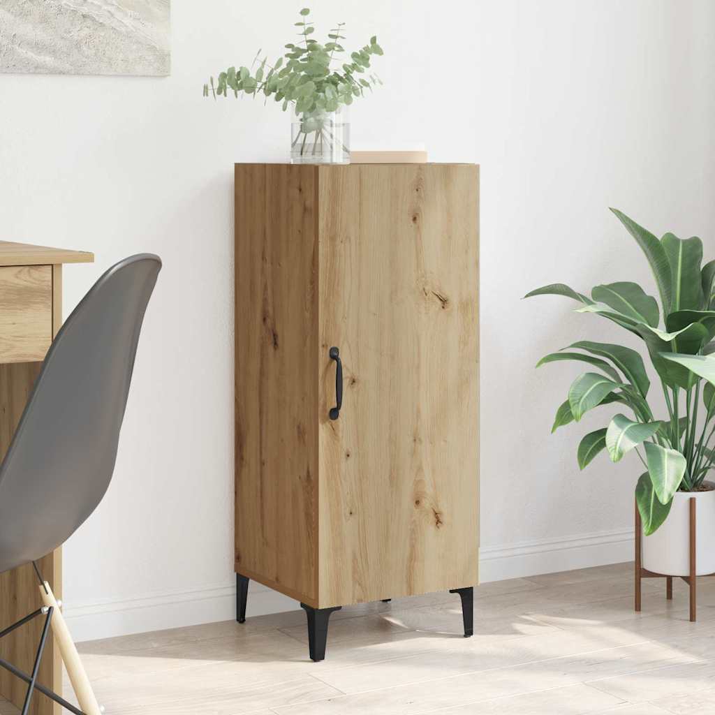 Bufet stejar artizanal 34.5 x 34 x 90 cm Lemn compozit — imaginea 2