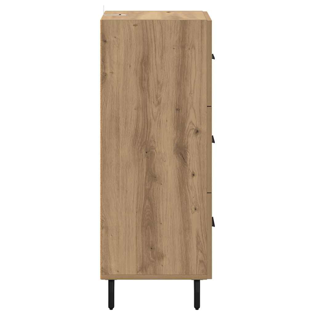 Bufet stejar artizanal 34 x 34.5 x 90 cm Lemn compozit — imaginea 8