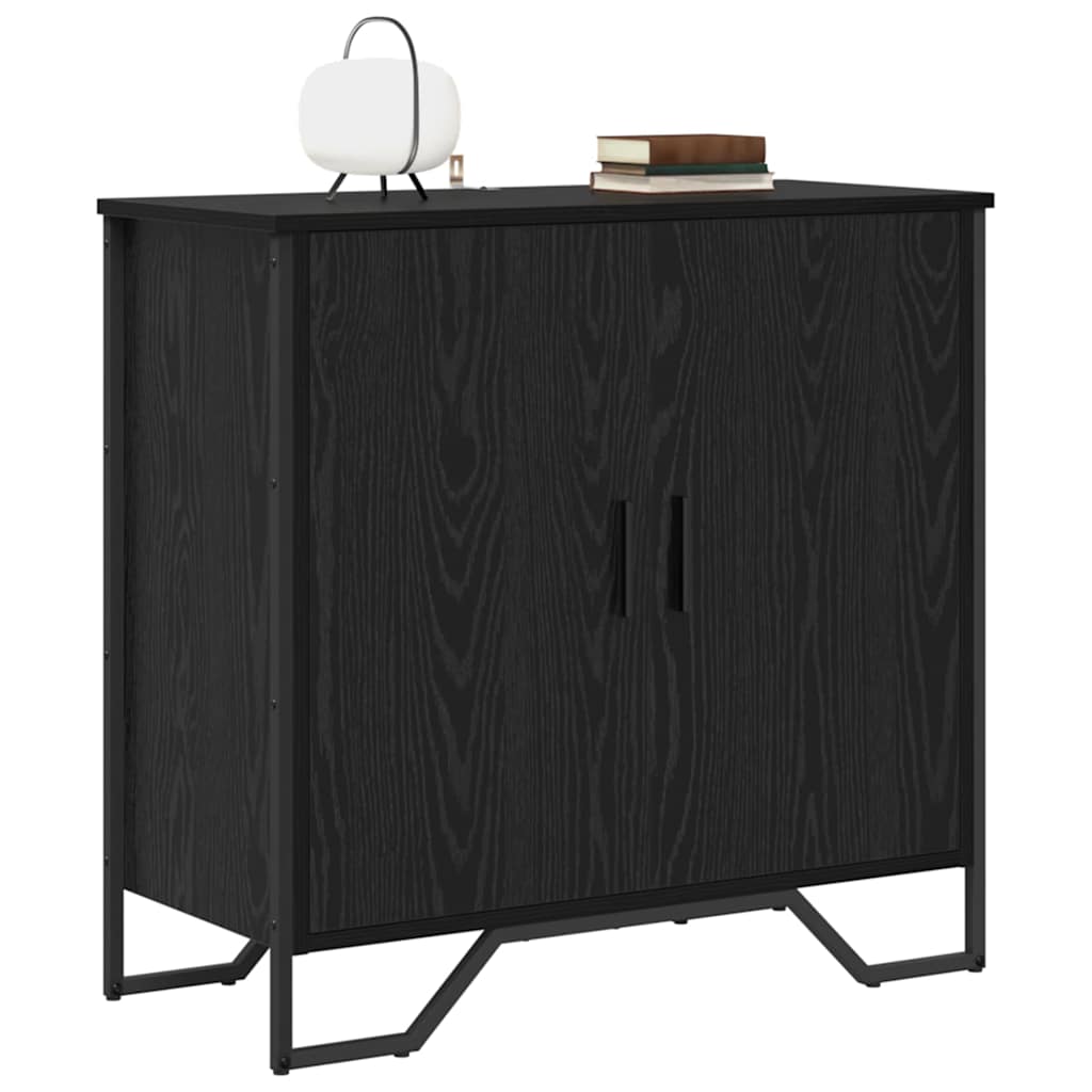 Bufet Stejar negru 78 x 35.5 x 74.5 cm Lemn compozit — imaginea 3