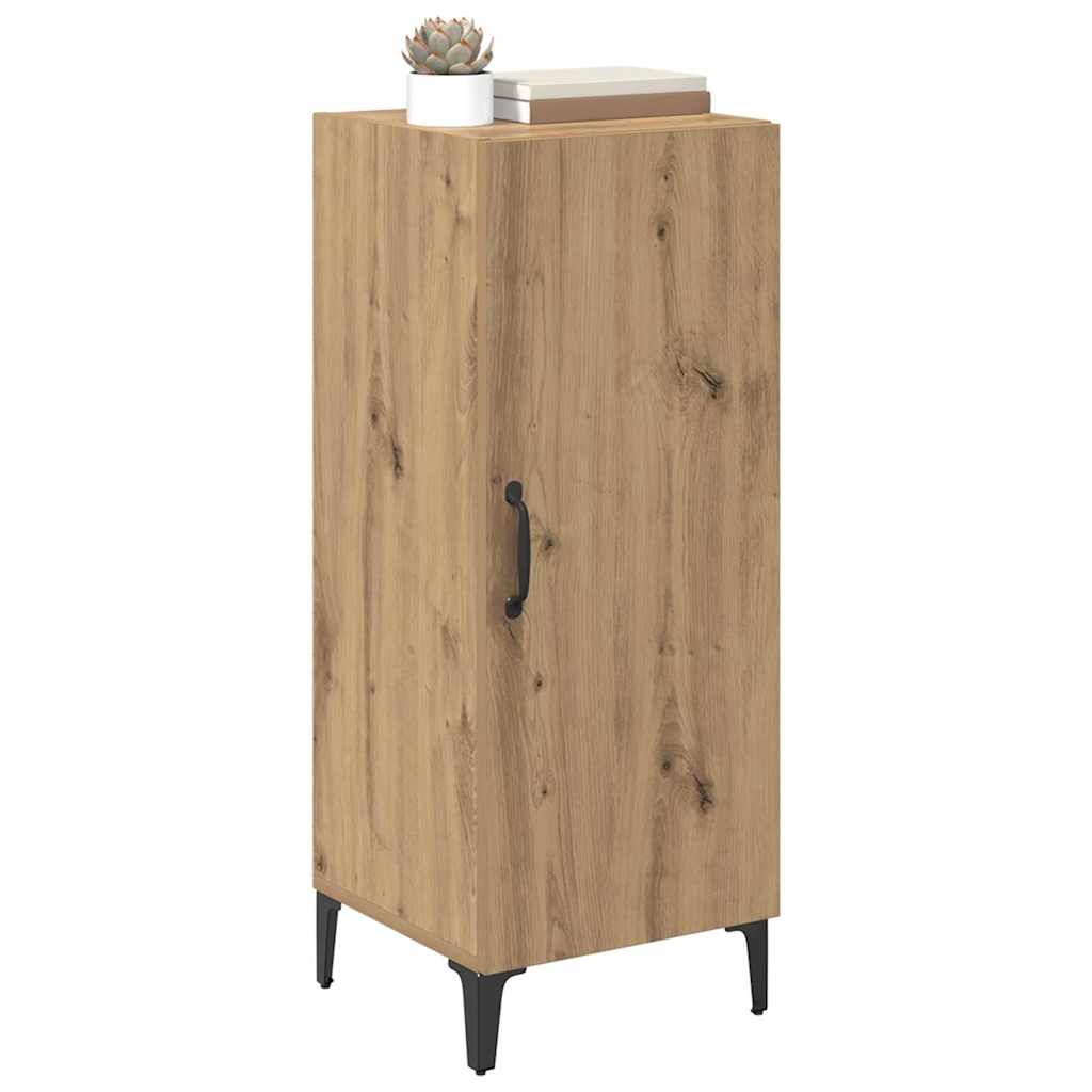 Bufet stejar artizanal 34.5 x 34 x 90 cm Lemn compozit — imaginea 3