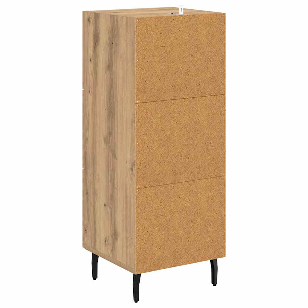 Bufet stejar artizanal 34 x 34.5 x 90 cm Lemn compozit — imaginea 9
