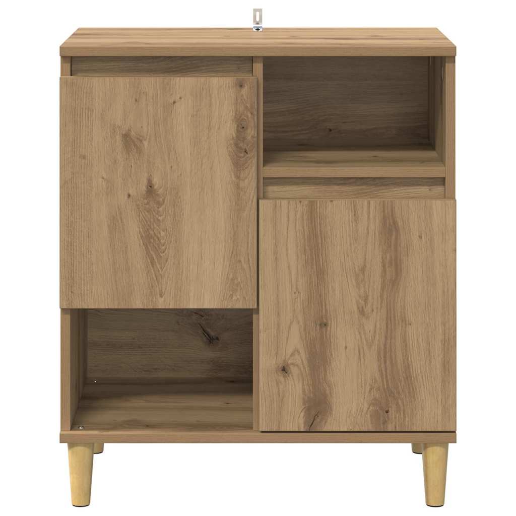 Bufet stejar artizanal 35 x 60 x 70 cm Lemn compozit — imaginea 7