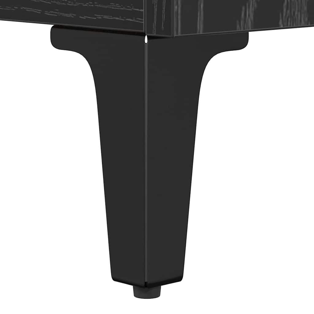 Bufet Stejar negru 32.5 x 69.5 x 90 cm Lemn compozit — imaginea 8