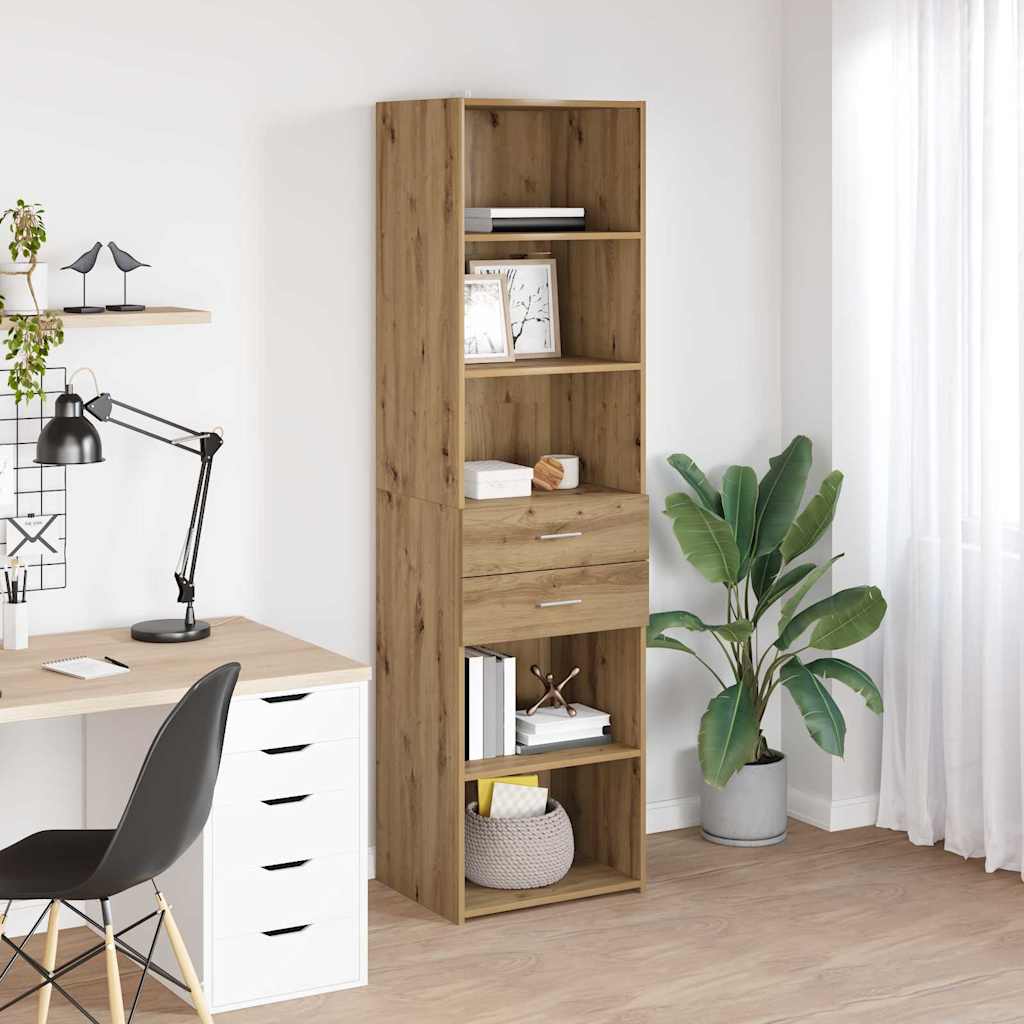 Bufet Stejar Artizanal 45 x 42,5 x 185 cm Lemn compozit — imaginea 5