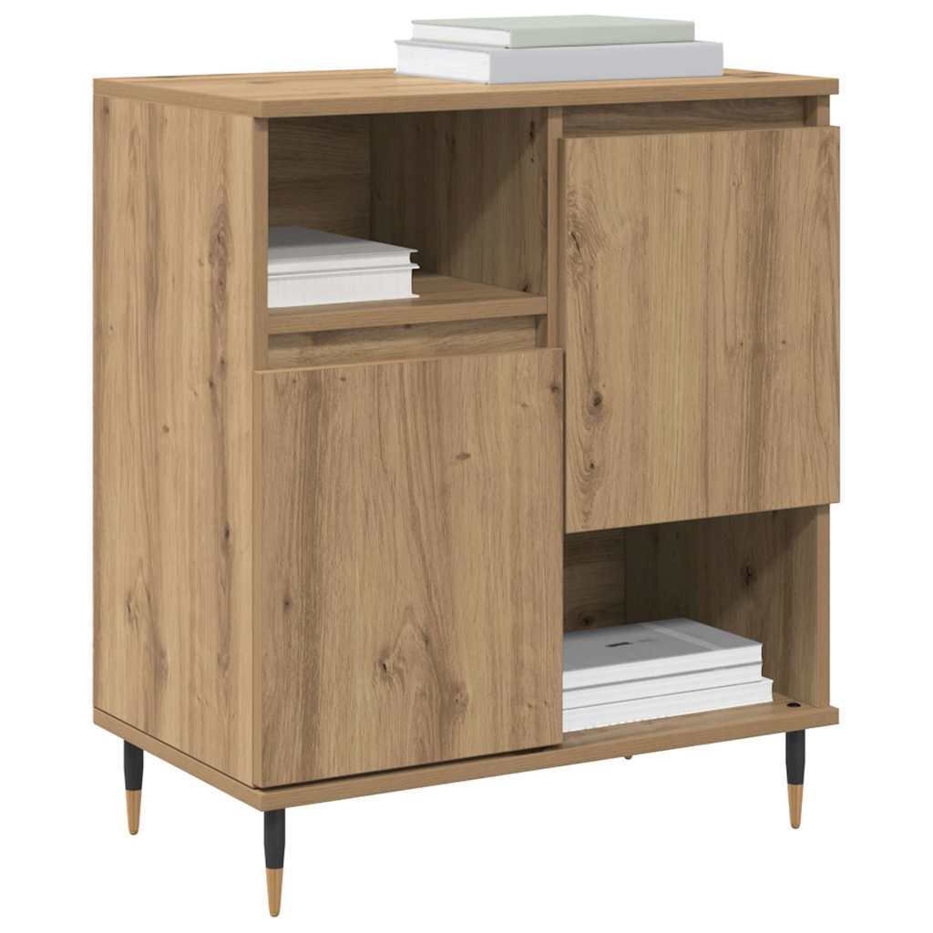 Bufet stejar artizanal 60 x 35 x 70 cm Lemn compozit — imaginea 3