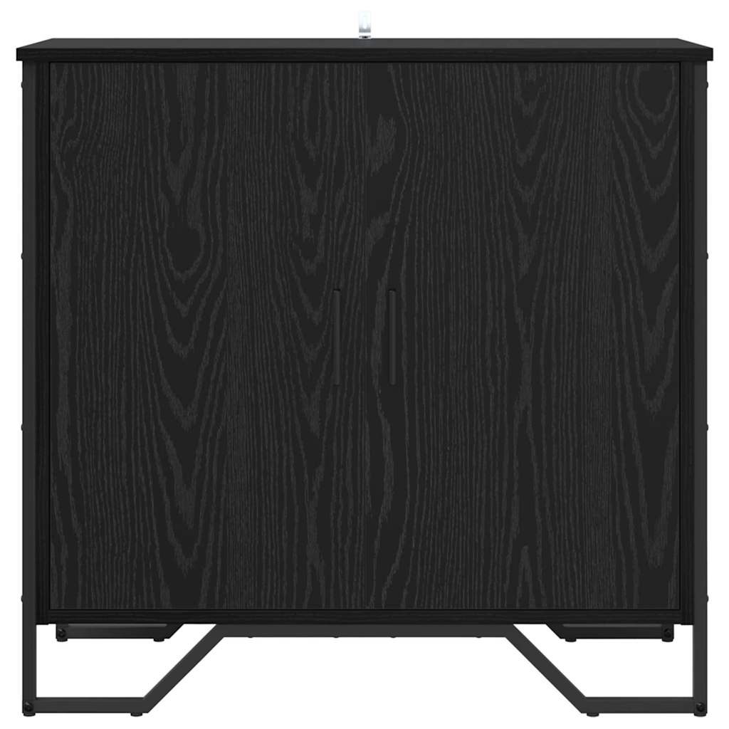 Bufet Stejar negru 78 x 35.5 x 74.5 cm Lemn compozit — imaginea 5