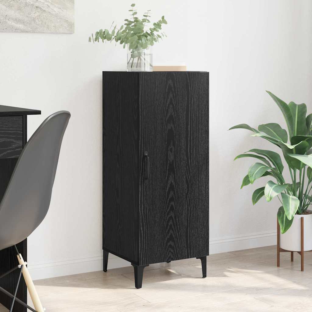 Bufet Stejar negru 34.5 x 34 x 90 cm Lemn compozit — imaginea 2