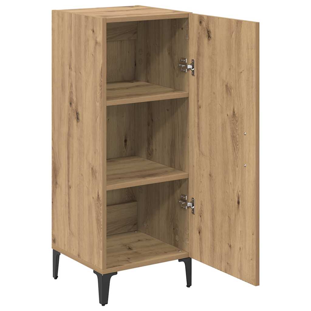 Bufet stejar artizanal 34.5 x 34 x 90 cm Lemn compozit — imaginea 5