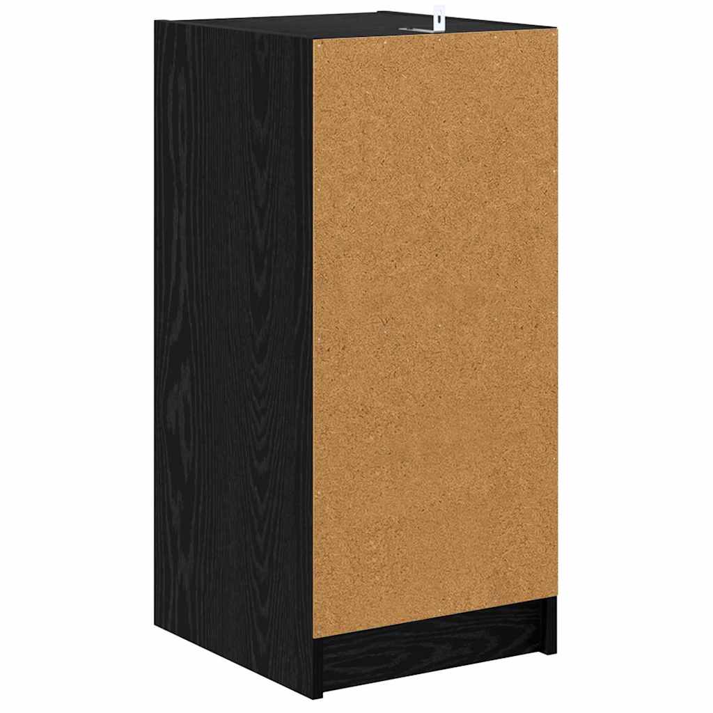 Bufet Stejar negru 35 x 37 x 76 cm Lemn compozit — imaginea 9