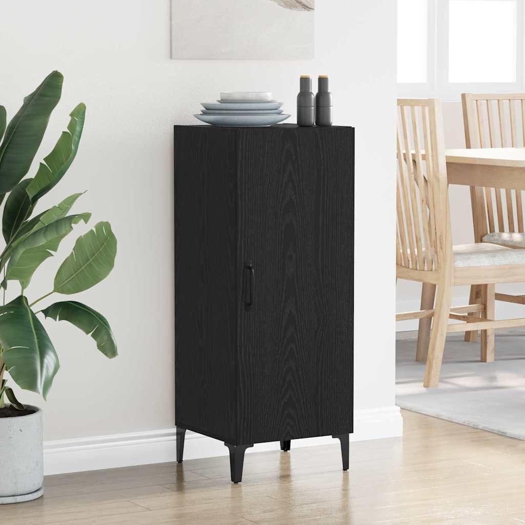 Bufet Stejar negru 34.5 x 34 x 90 cm Lemn compozit — imaginea 4