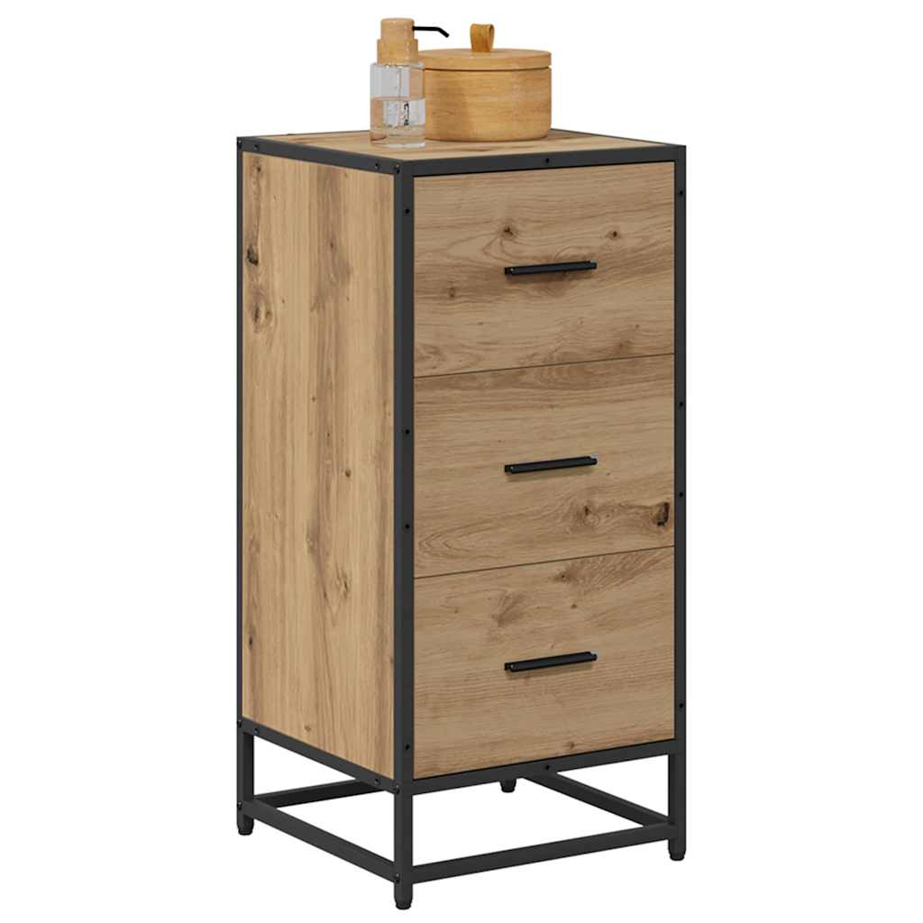 Bufet stejar artizanal 35.5 x 35 x 76 cm Lemn compozit — imaginea 3