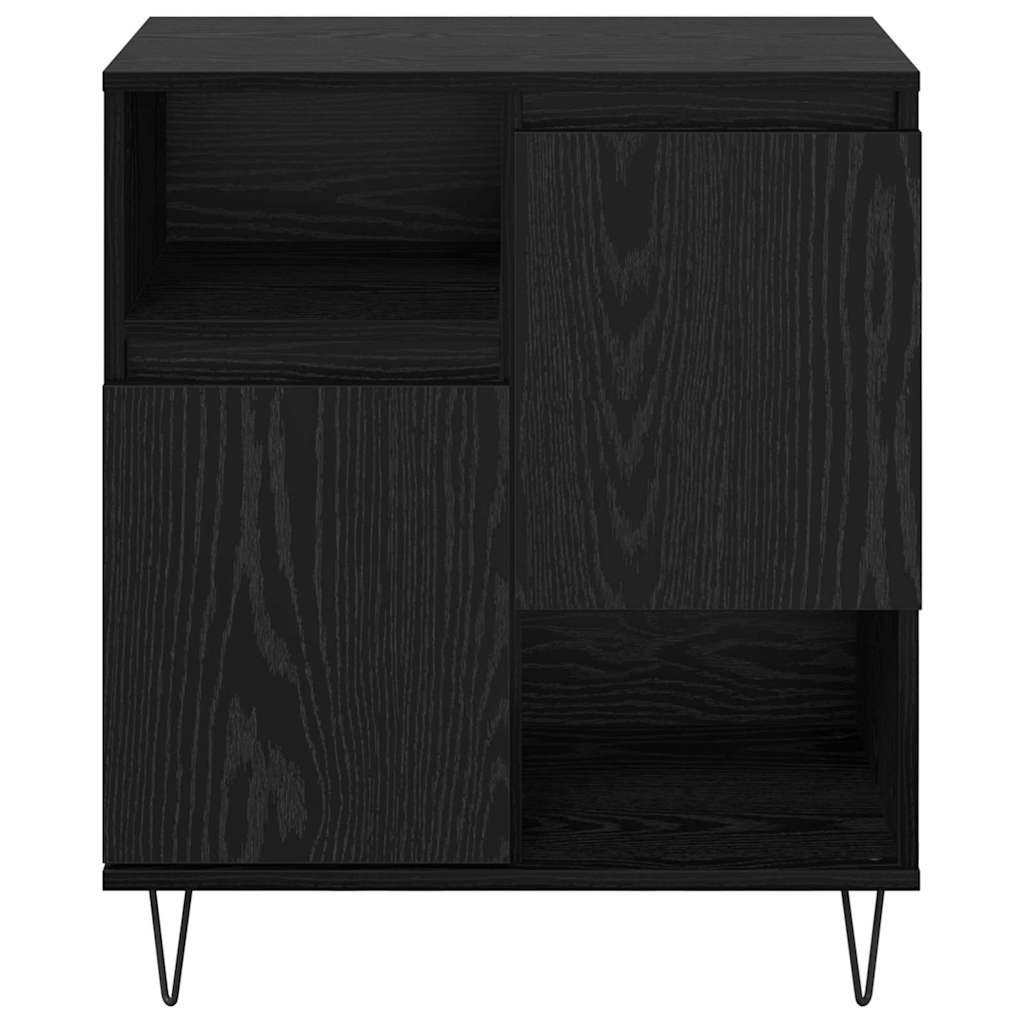 Bufet Stejar negru 60 x 35 x 70 cm Lemn compozit — imaginea 6