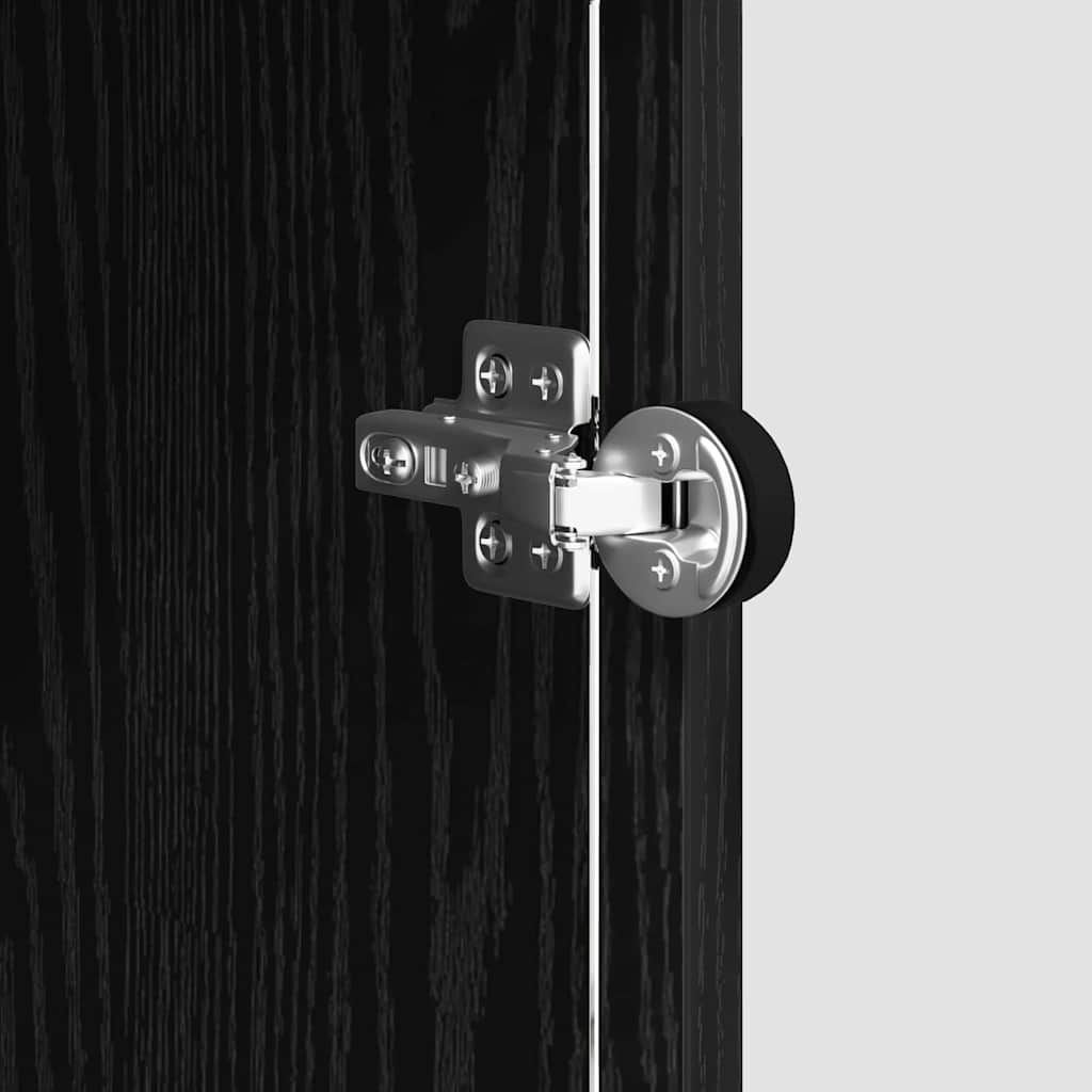 Bufet Stejar negru 35 x 37 x 76 cm Lemn compozit — imaginea 10
