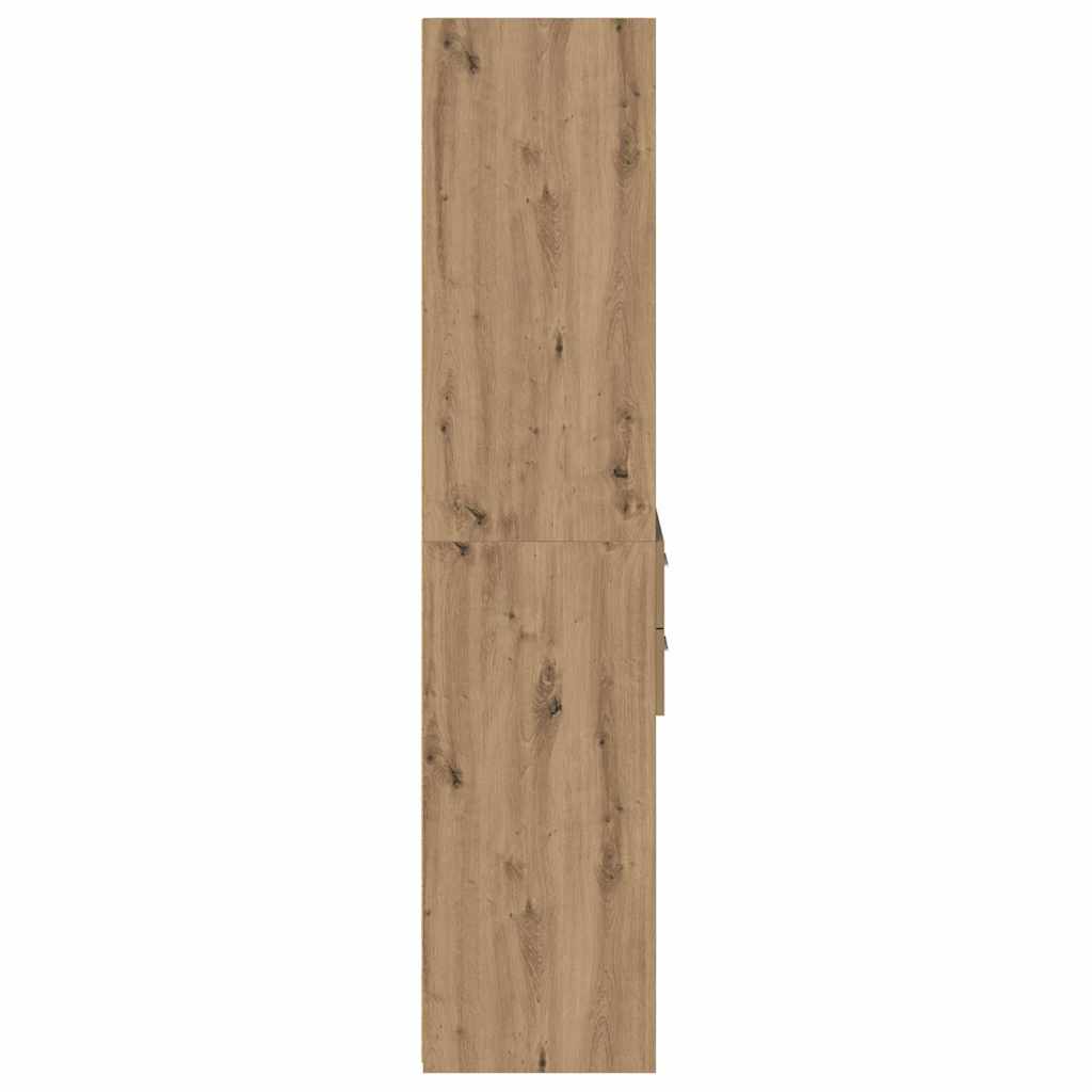 Bufet Stejar Artizanal 45 x 42,5 x 185 cm Lemn compozit — imaginea 8