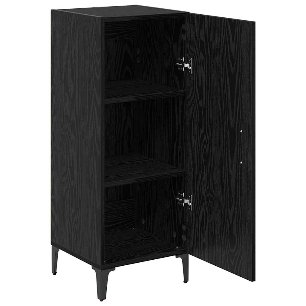 Bufet Stejar negru 34.5 x 34 x 90 cm Lemn compozit — imaginea 5
