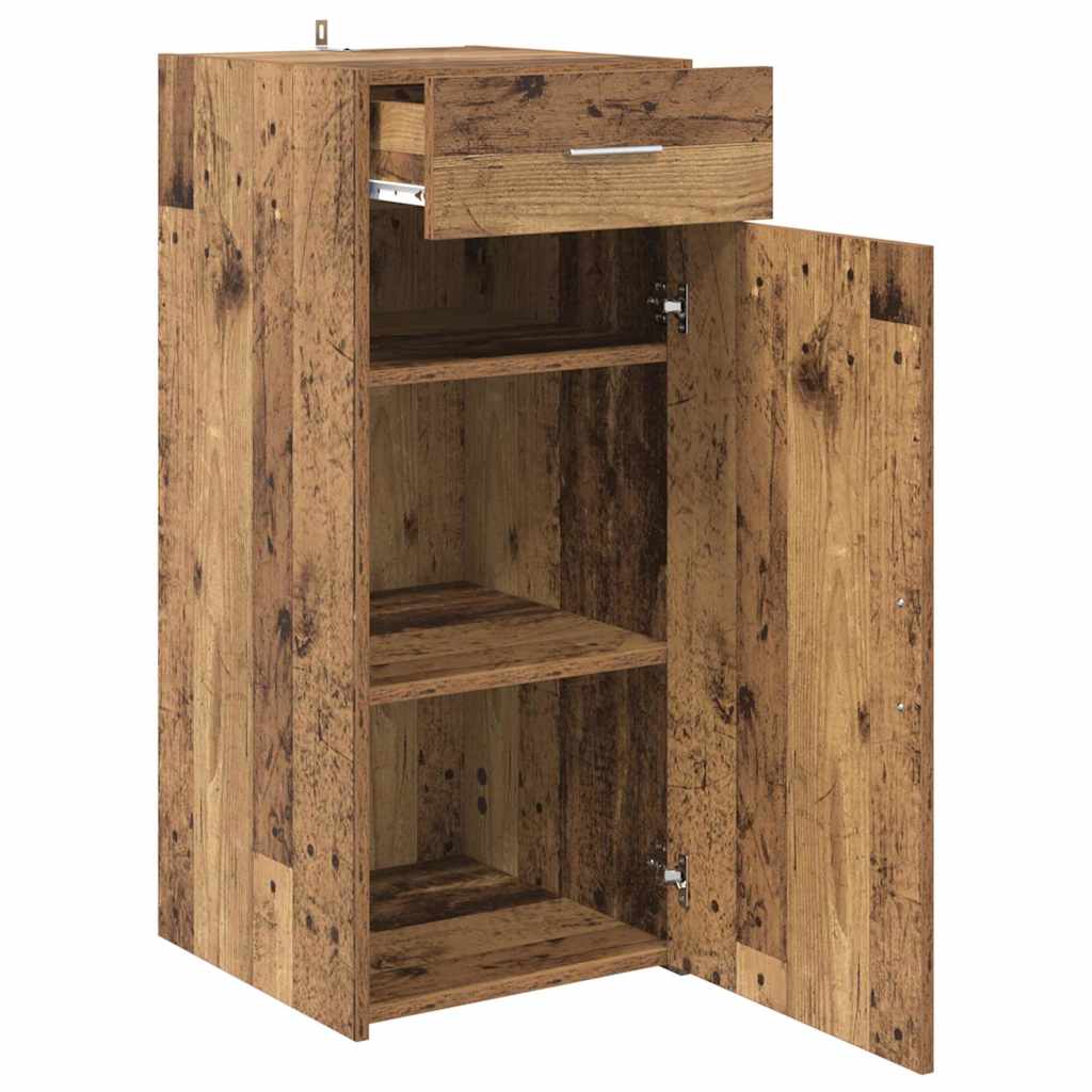 Bufet stejar artizanal 42.5 x 40 x 93 cm Lemn compozit — imaginea 6