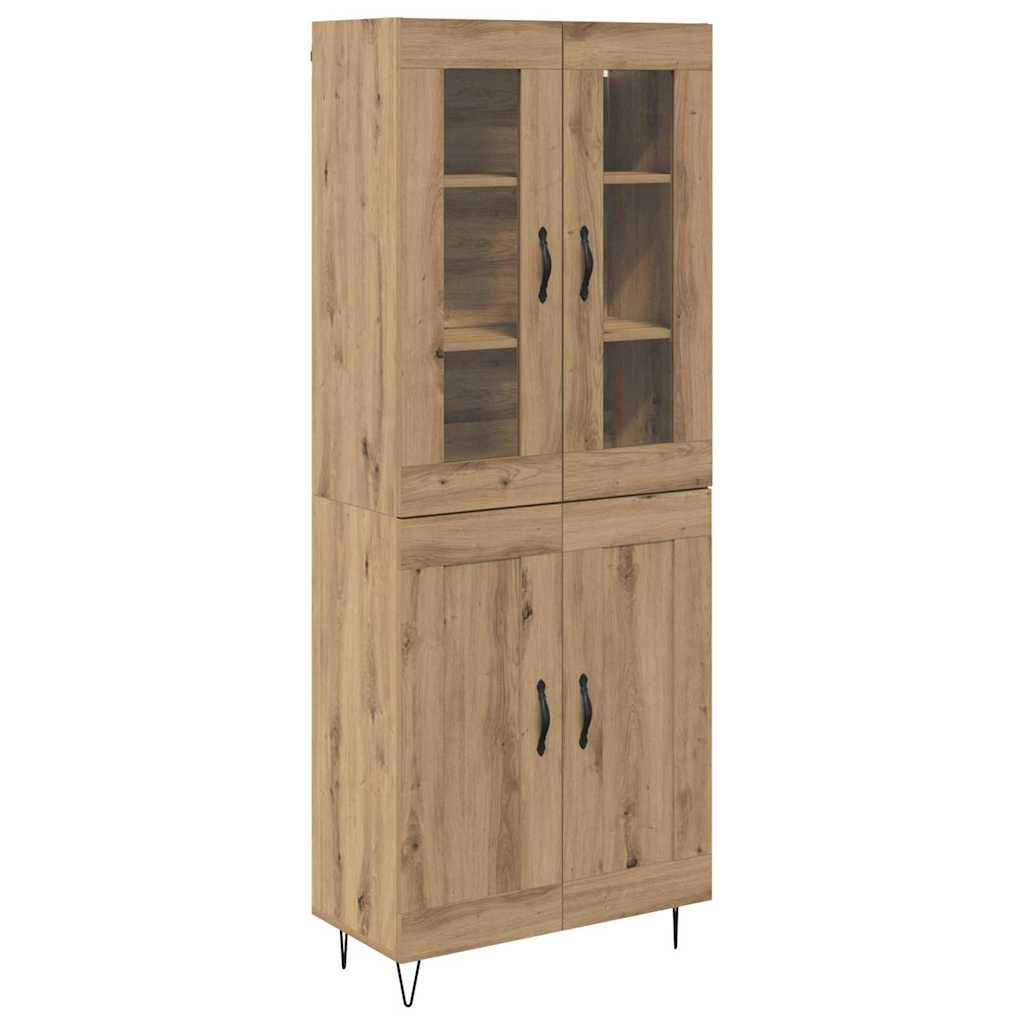 Bufet Stejar Artizanal 69,5 x 34 x 180 cm Lemn compozit