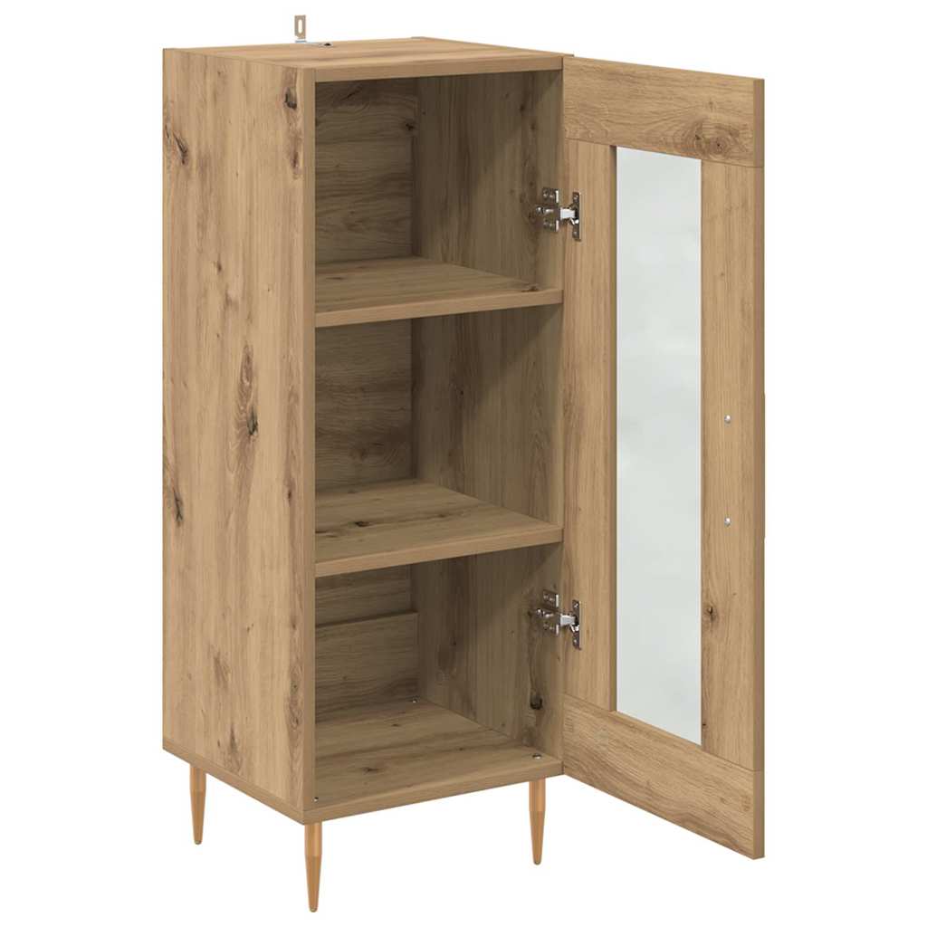 Bufet stejar artizanal 34 x 34.5 x 90 cm Lemn compozit — imaginea 6