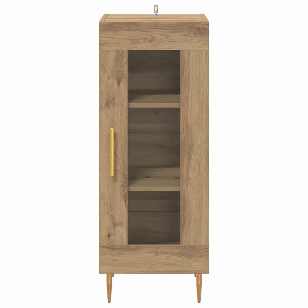 Bufet stejar artizanal 34 x 34.5 x 90 cm Lemn compozit — imaginea 7
