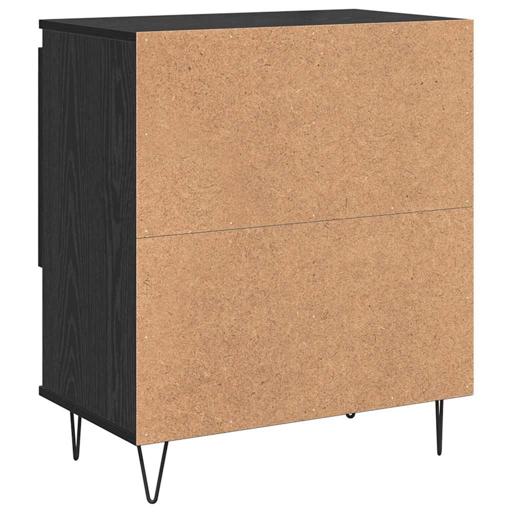 Bufet Stejar negru 60 x 35 x 70 cm Lemn compozit — imaginea 8