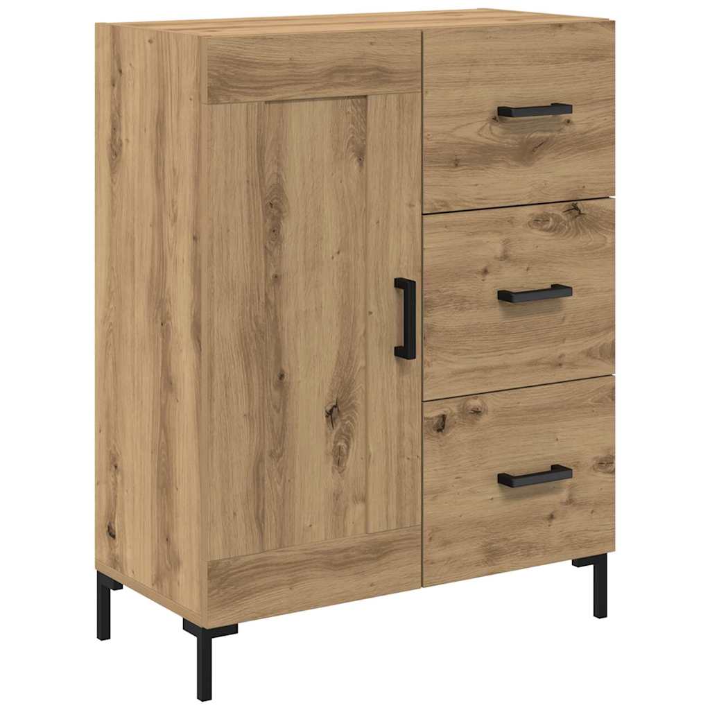 Bufet Stejar Artizanal 69,5 x 34 x 180 cm Lemn compozit — imaginea 7