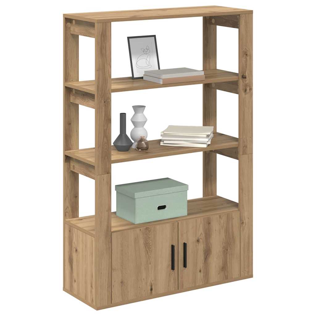Bufet stejar artizanal 30 x 80 x 119.5 cm Lemn compozit — imaginea 4
