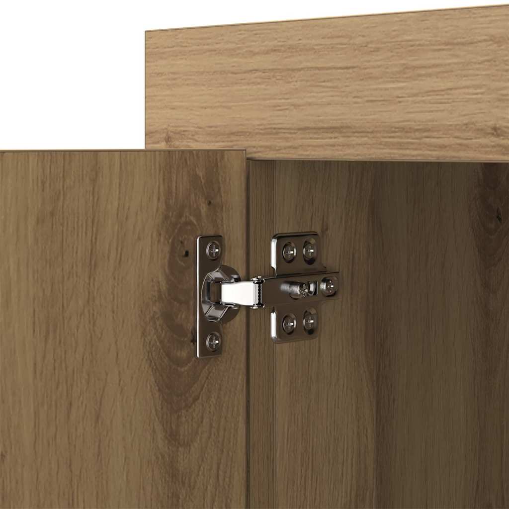 Bufet stejar artizanal 40 x 80 x 75 cm Lemn compozit — imaginea 9
