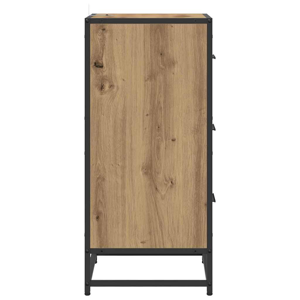Bufet stejar artizanal 35.5 x 35 x 76 cm Lemn compozit — imaginea 7