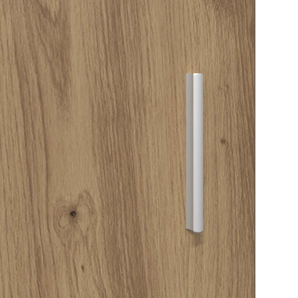 Bufet stejar artizanal 40 x 80 x 75 cm Lemn compozit — imaginea 10