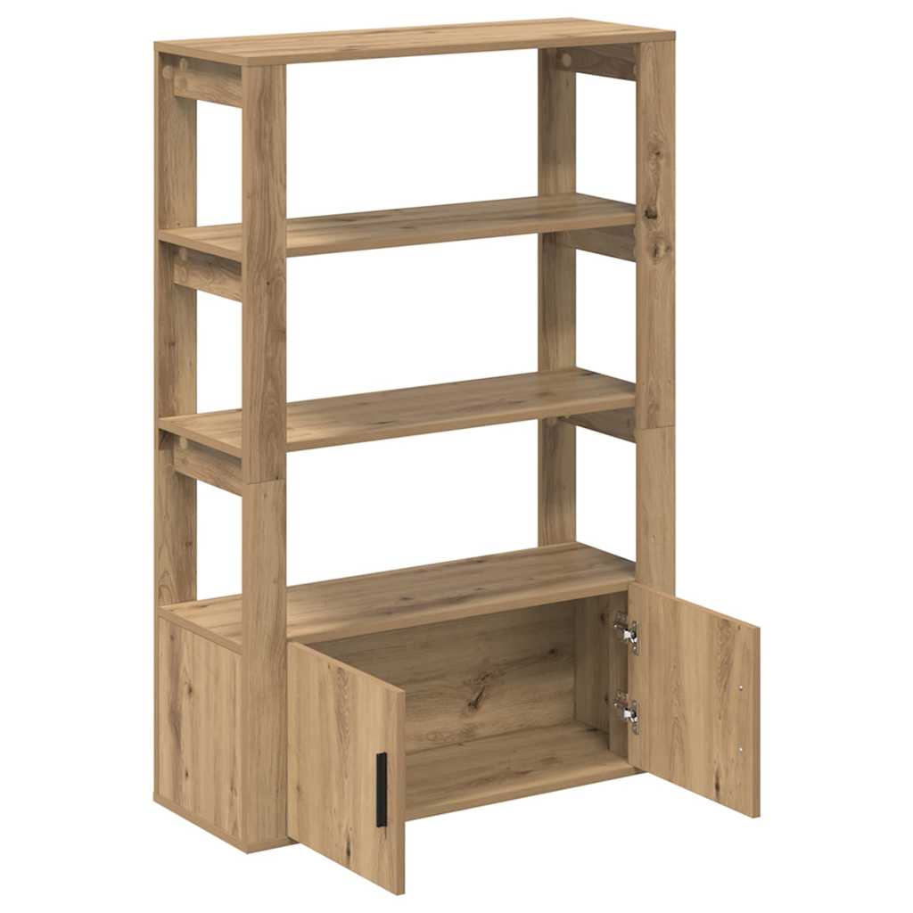Bufet stejar artizanal 30 x 80 x 119.5 cm Lemn compozit — imaginea 6