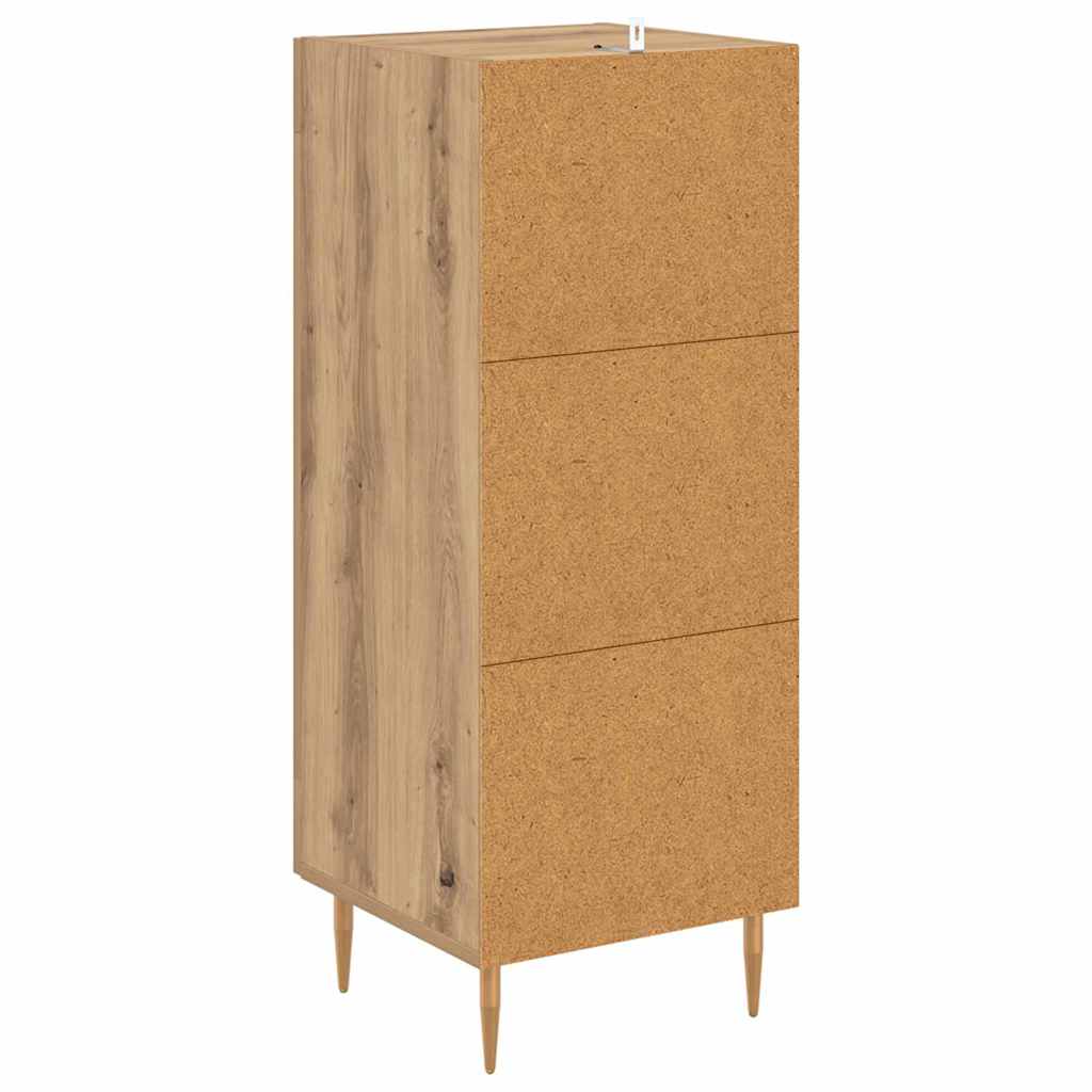 Bufet stejar artizanal 34 x 34.5 x 90 cm Lemn compozit — imaginea 9