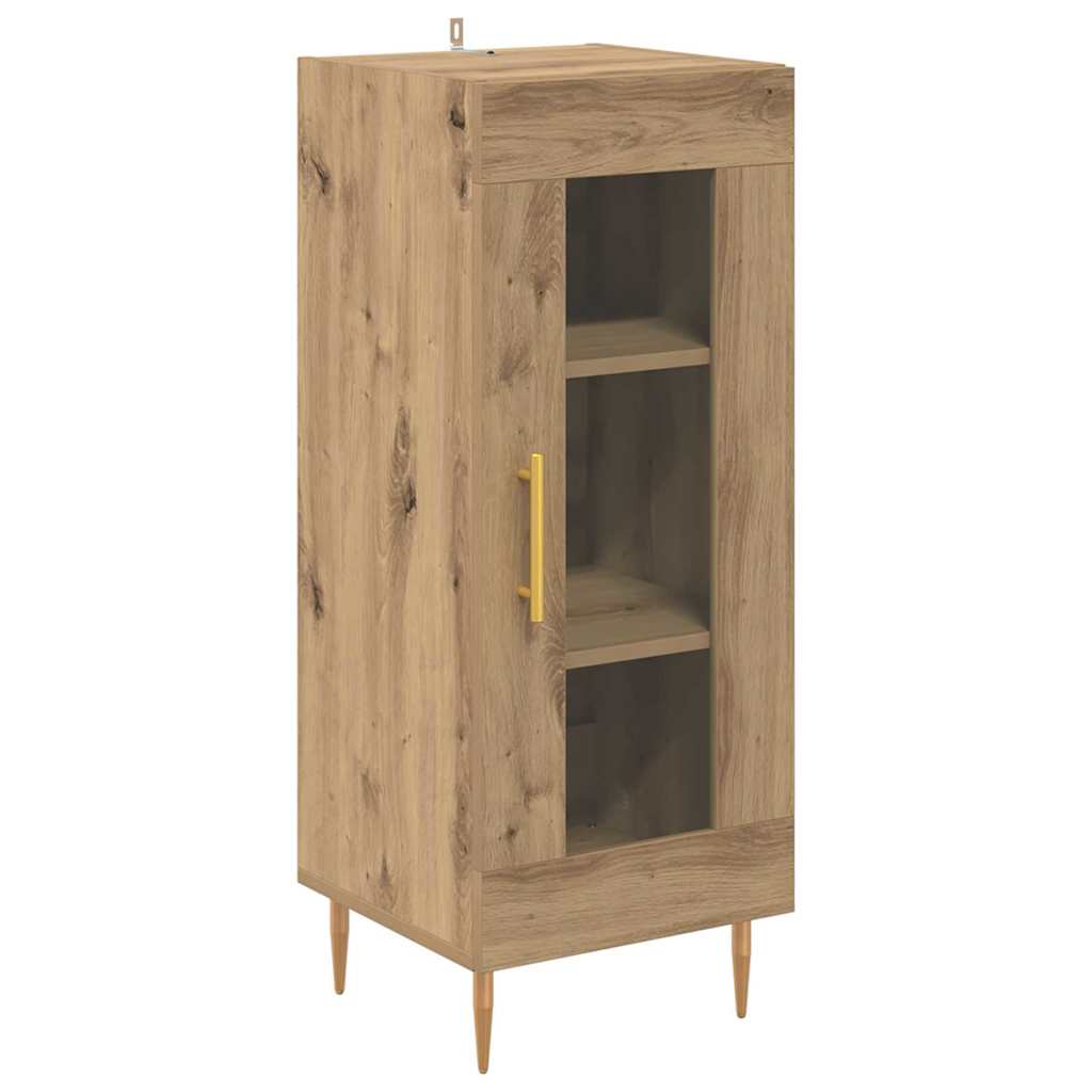 Bufet Stejar Artizanal 34,5 x 34 x 180 cm Lemn compozit — imaginea 7