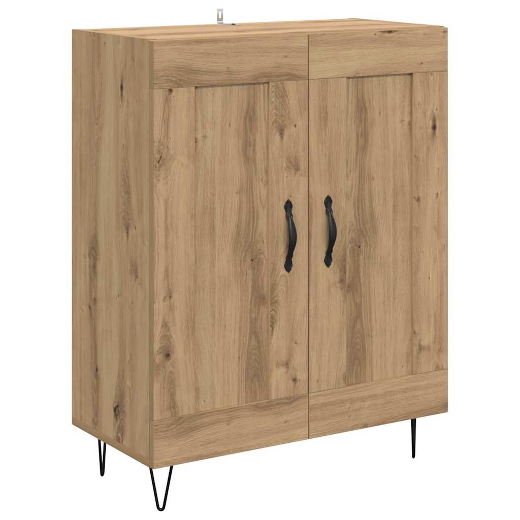 Bufet Stejar Artizanal 69,5 x 34 x 180 cm Lemn compozit — imaginea 7