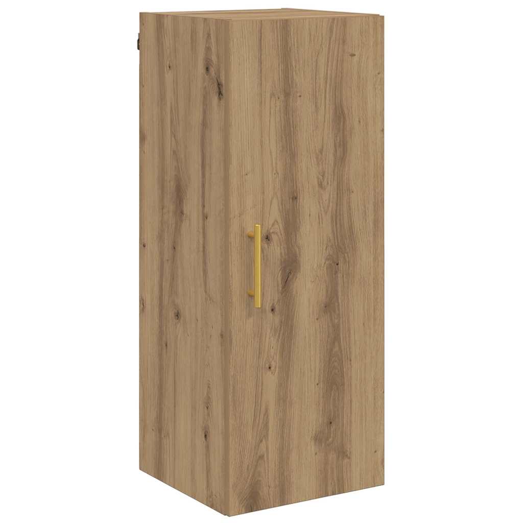 Bufet Stejar Artizanal 34,5 x 34 x 180 cm Lemn compozit — imaginea 8