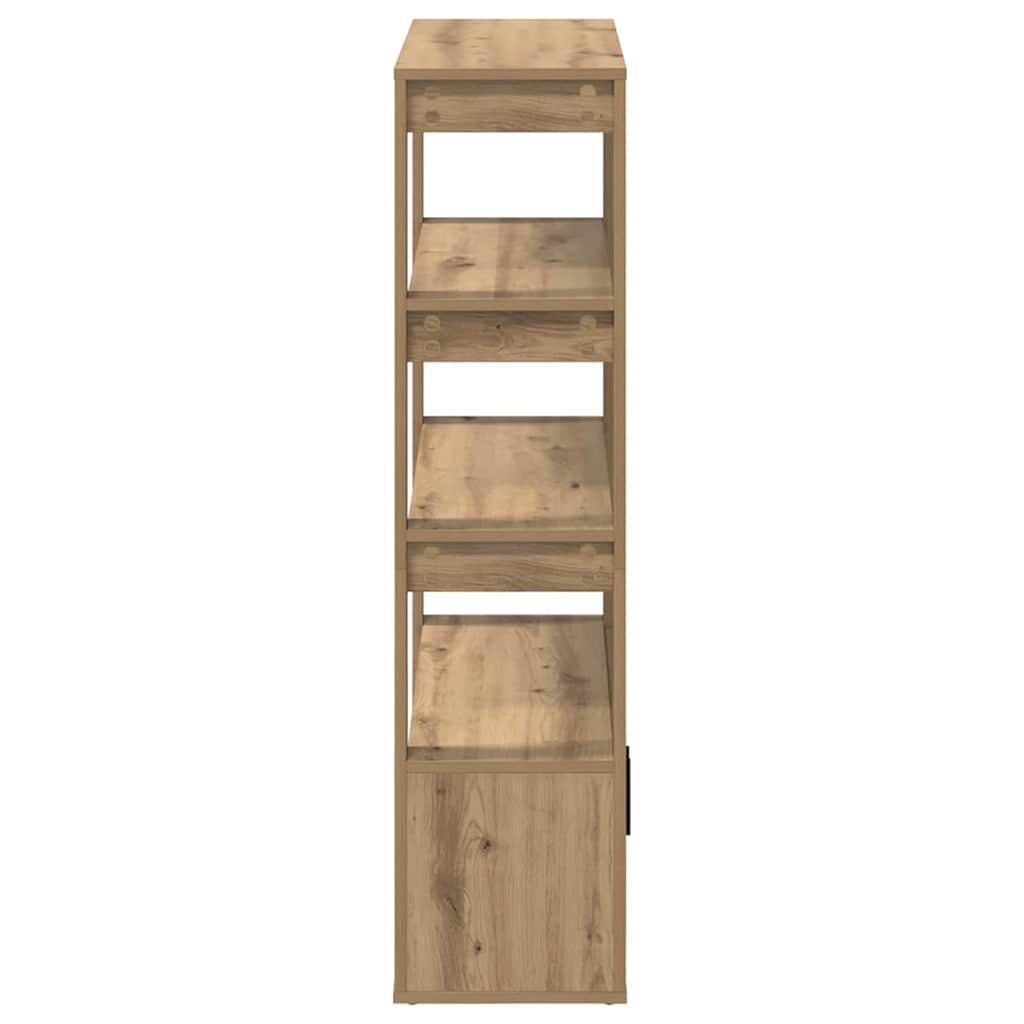 Bufet stejar artizanal 30 x 80 x 119.5 cm Lemn compozit — imaginea 8