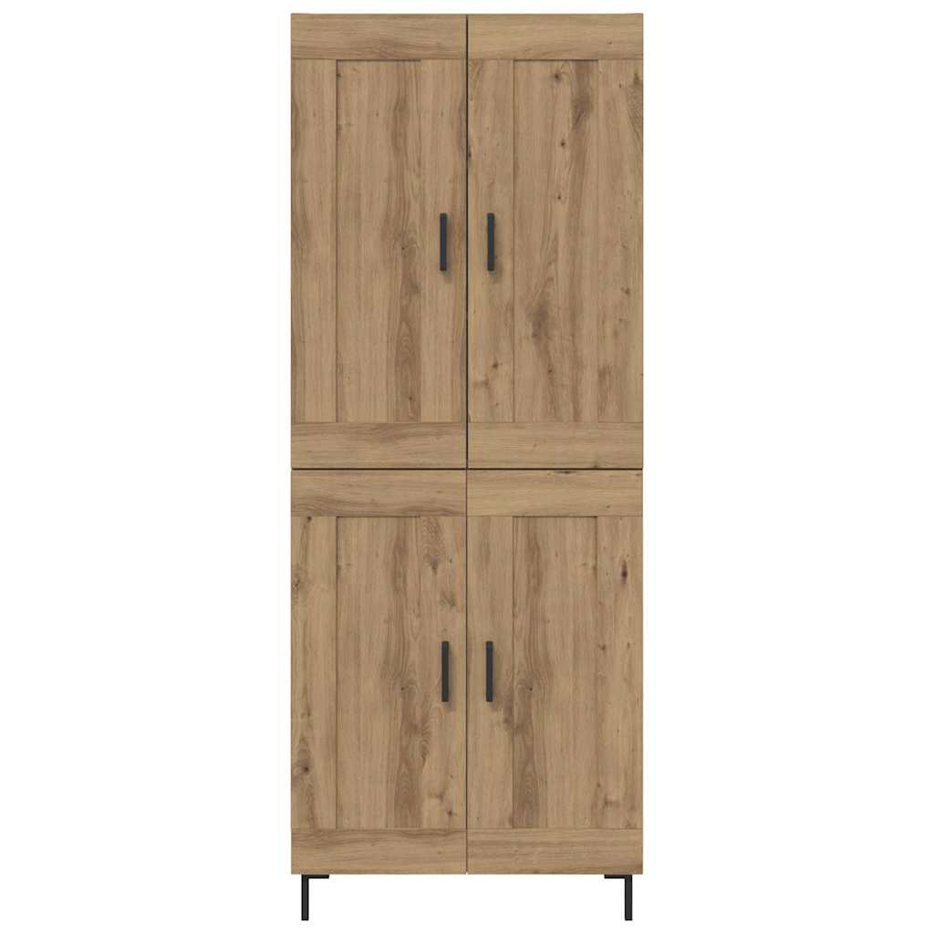 Bufet Stejar Artizanal 69,5 x 34 x 180 cm Lemn compozit — imaginea 9