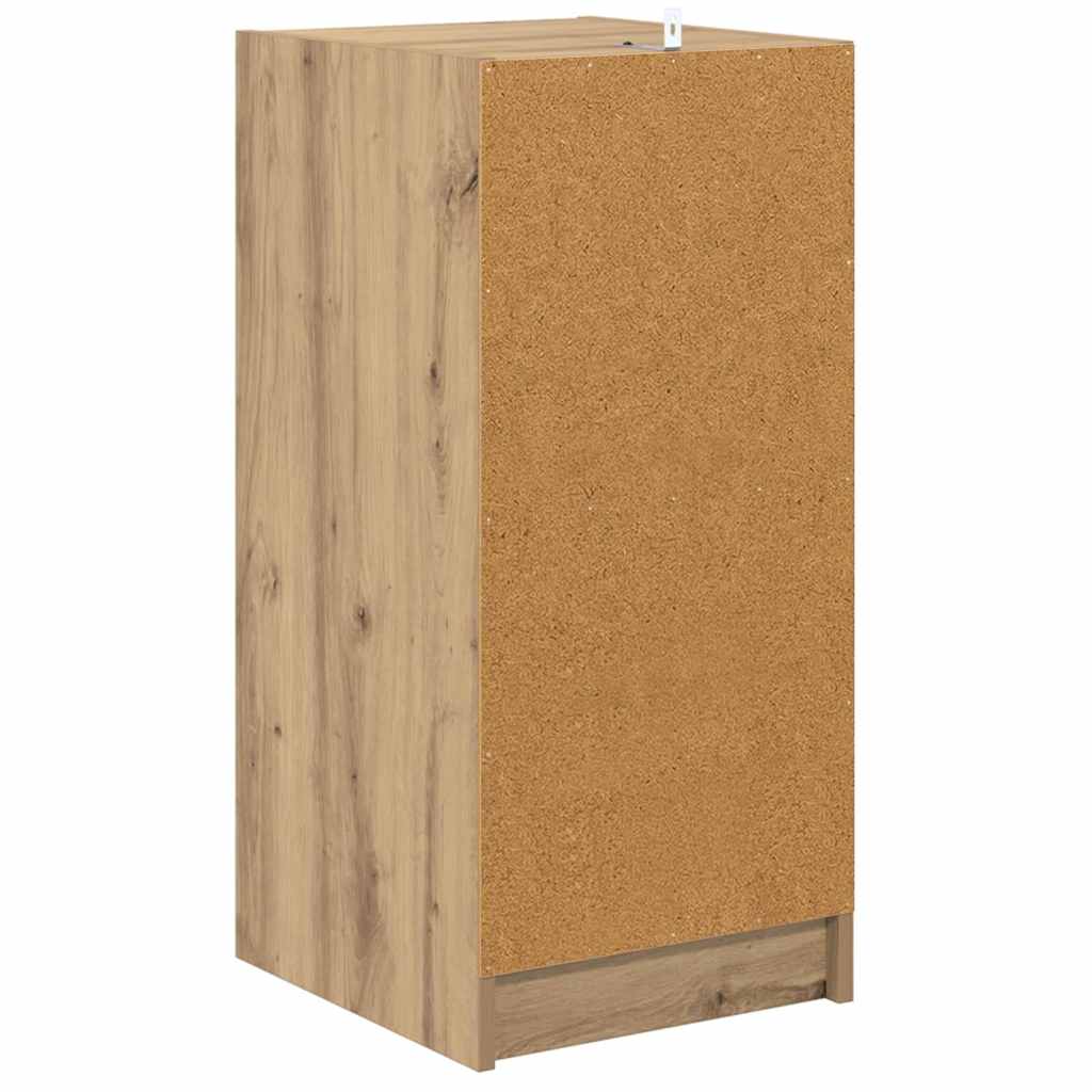 Bufet stejar artizanal 35 x 37 x 76 cm Lemn compozit — imaginea 9